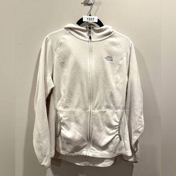 The North Face Jackets & Blazers - The North Face White Fleece hoodie